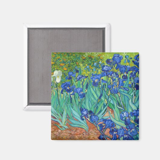 Aimant Irises, Vincent van Gogh (Recto/Verso)