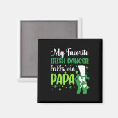 Aimant Irish Dance Ma danseuse irlandaise préférée me tra (Recto/Verso)