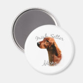 Aimant Irish Setter Mom 2 (Recto/Verso)