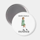 Aimant Irish Step Dance Mother - Vert (Recto/Verso)