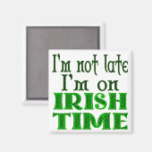 Aimant Irish Time Drôle Dire (Recto/Verso)