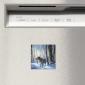 Aimant Irish Wolfhop Laisser neiger Noël (In Situ (Lave-vaisselle))