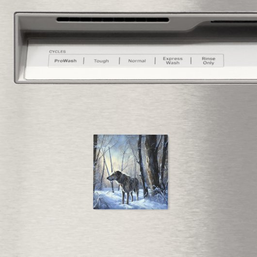 Aimant Irish Wolfhop Laisser neiger Noël (In Situ (Lave-vaisselle))