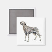 Aimant Irish Wolfhound (Recto/Verso)