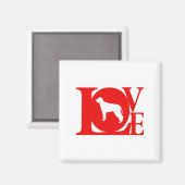 Aimant Irish Wolfhound (Recto/Verso)