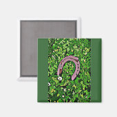 Aimant Irlandais Lucky Horseshoe (Recto/Verso)