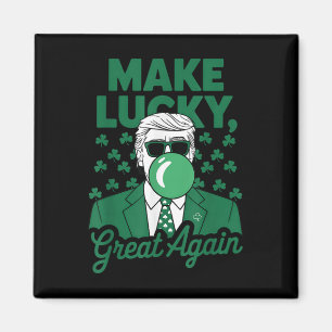 Aimant Irlandais Trump Funny St Patricks Day Faire Lucky