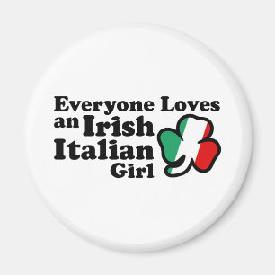 Aimant Irlandaise italienne fille