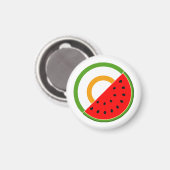 Aimant IRLANDE AVEC PALESTINE - Watermelon (Recto/Verso)