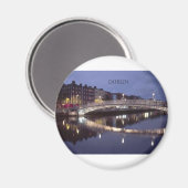 Aimant Irlande Dublin Bridge nuit (St.K) (Recto/Verso)