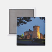 Aimant Irlande, le château de Dromoland éclairé à la tomb (Recto/Verso)