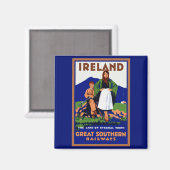 Aimant Irlande ~ Le pays de la jeunesse éternelle (Recto/Verso)