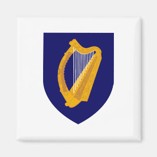 Aimant Irlande pays armoiries symbole emblème lyre lira