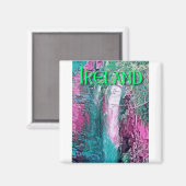 Aimant Irlande peinture cascade (Recto/Verso)