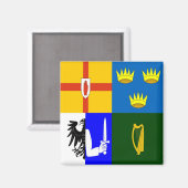 Aimant Irlande Quatre provinces (Recto/Verso)