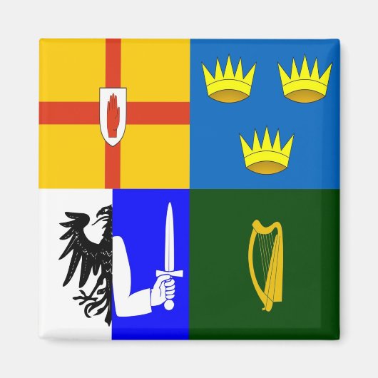 Aimant Irlande Quatre provinces (Devant)