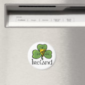 Aimant Irlande Shamrock et harpe (In Situ (Lave-vaisselle))