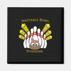 Aimant Irritable Bowl Syndrome Bowling T Shirt