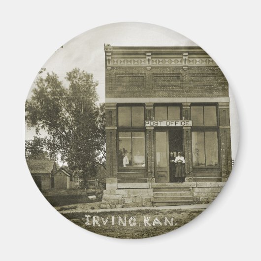 AIMANT IRVING KANSAS POST OFFICE PHOTO MARSHALL COUNT KS (Devant)