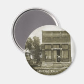 AIMANT IRVING KANSAS POST OFFICE PHOTO MARSHALL COUNT KS (Recto/Verso)