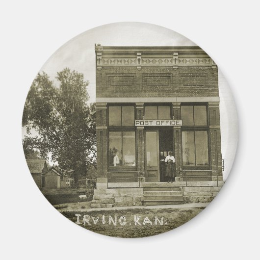 AIMANT IRVING KANSAS POST OFFICE PHOTO MARSHALL COUNT KS (Devant)