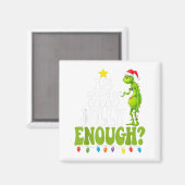 Aimant Is This Jolly Enough Green Merry Christmas Tree Li (Recto/Verso)