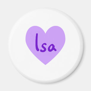 Aimant Isa en violet