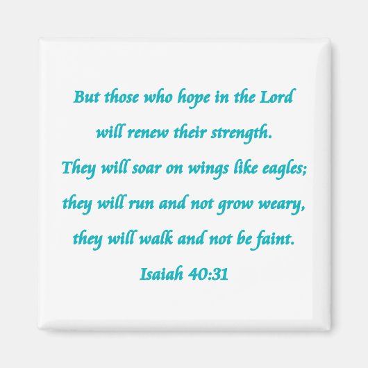 Aimant isaiah 40-31 (Devant)