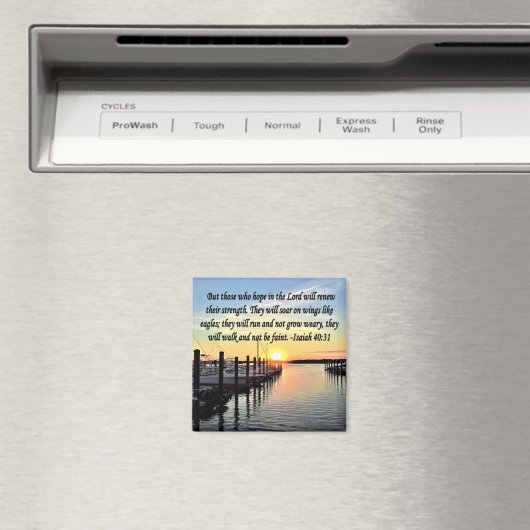 AIMANT ISAIAH 40:31 SCRIPTURE VERSE (In Situ (Lave-vaisselle))