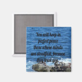 Aimant Isaïe 26:3 (Recto/Verso)