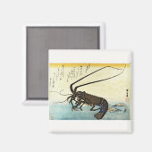 Aimant Iseebi & Ebi - Poisson des oiseaux (homard épineux (Recto/Verso)