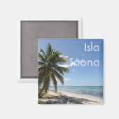 Aimant Isla Saona Caribbean Paradise Beach (Recto/Verso)