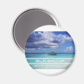 Aimant Isla Saona - República Dominicana (Recto/Verso)