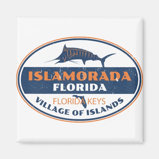 Aimant Islamorada Floride (Devant)