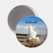 Aimant Islandais Geyser (Recto/Verso)
