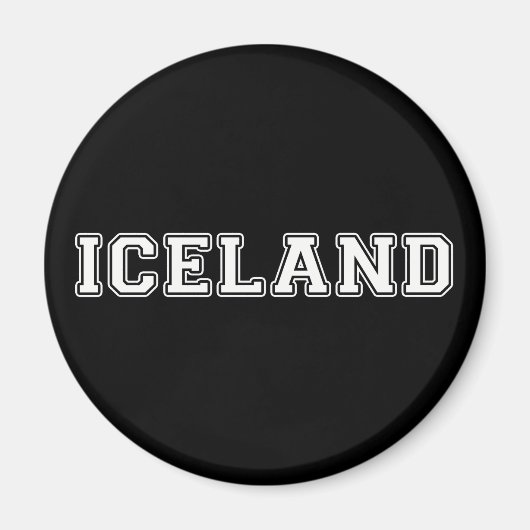 Aimant Islande (Devant)