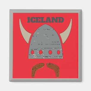 Aimant ISLANDE, Tête viking