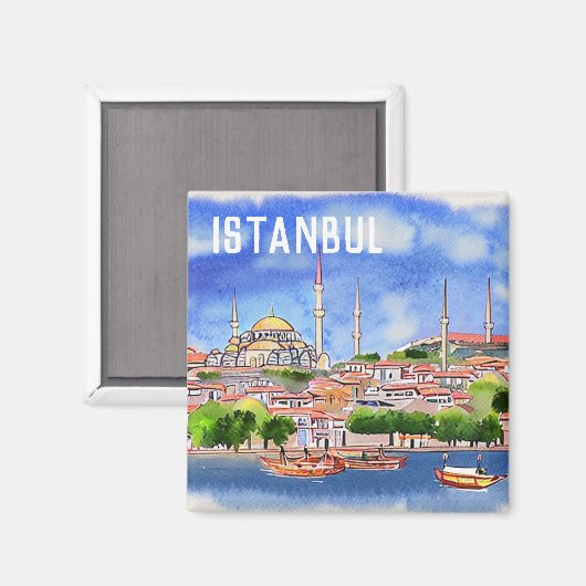 Aimant Istanbul Turquie (Recto/Verso)