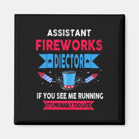 Aimant Istant Fireworks Directeur Je Vous Exécute 4 Juil (Devant)
