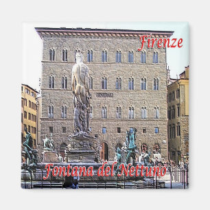 Aimant IT - Italie - Florence - Fontaine de Neptune