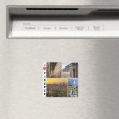 Aimant IT - Italie - Florence - I Love - Collage Mosaic (In Situ (Lave-vaisselle))