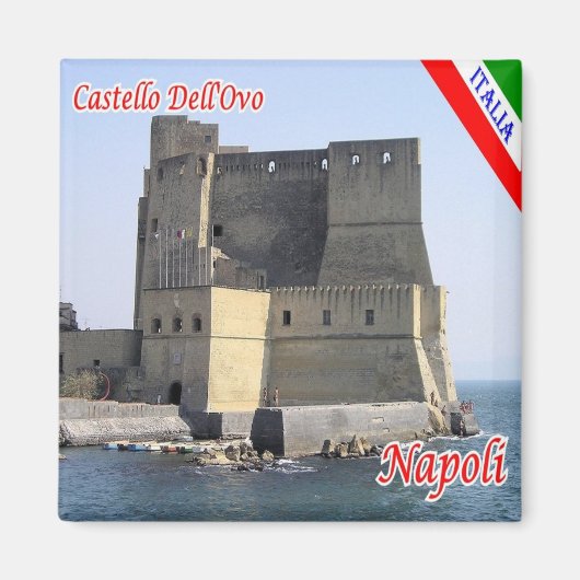 Aimant IT - Italie - Naples - Château dell'Ovo (Devant)
