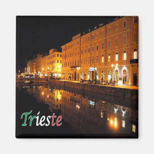 Aimant IT - Italie - Trieste - Grand Canal de nuit