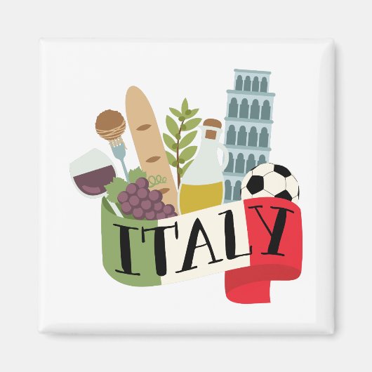 Aimant Italie (Devant)