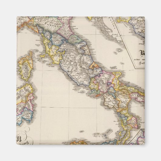 Aimant Italie à sa division ecclésiastique (Devant)