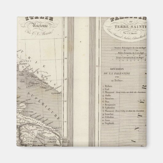 Aimant Italie ancienne, Palestine (Devant)