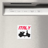 Aimant Italie avec Scooter (In Situ (Lave-vaisselle))