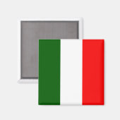 Aimant Italie Drapeau de haute qualité (Recto/Verso)