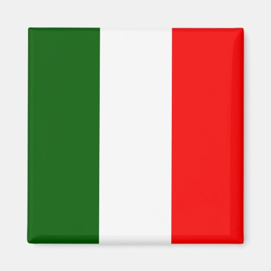 Aimant Italie Drapeau de haute qualité (Devant)