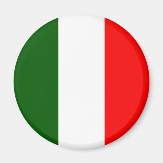 Aimant Italie Drapeau de haute qualité (Devant)